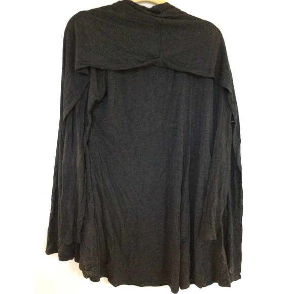 JJ Winks Draped Cardigan - Gray - Size M - Chic women's loungewear - Picture 3 of 4